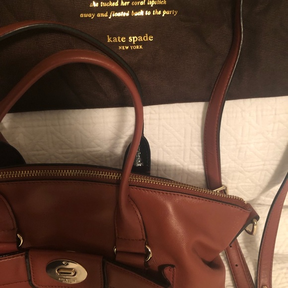 Kate Spade Brown Leather Satchel - Picture 3 of 8